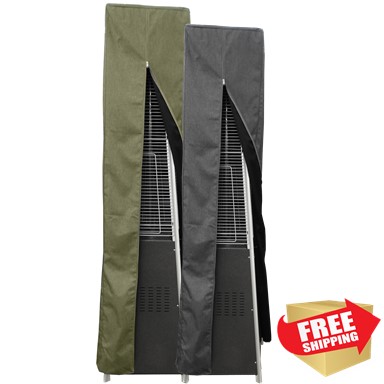 Glass Tube Patio Heater Cover | Premium Hiland Square 